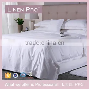 Linen Pro Full Size Plain Embroider Pure Cotton Hotel Linen Bedding Set thumbnail-5