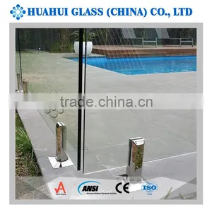 Pool Fencing Tempered/toughened Safety Glass Wall With ANSIZ97.1 AS/NZS 2208 Certificated thumbnail-2