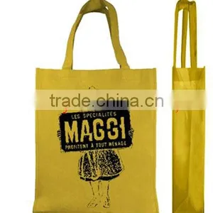 Recycle Orange Shopping Non Woven Bag With One Color Simple Printing thumbnail-1