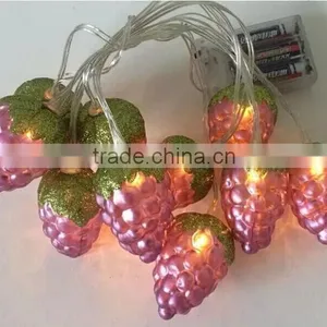 Solar/Battery Powered Strawberry String Light Holiday Decoration Led String Light SO4807R thumbnail-1