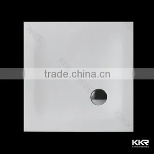 Kingkonree Stone Shower Tray 80x100 Flat Shower Tray thumbnail-1
