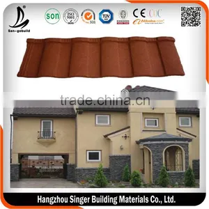 2016 Ghana Hot Sale Stone Coated Metal Roofing Tile For Metal Roofing Materials thumbnail-2