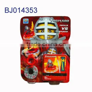 Happy Kids Toy Intelligent Diy 3d Block Ninja Top Set Toy thumbnail-2