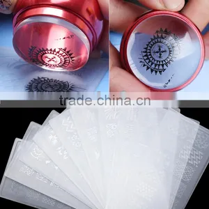 Design Set Nail Art Polish Manicure Transparent Printing Template thumbnail-2