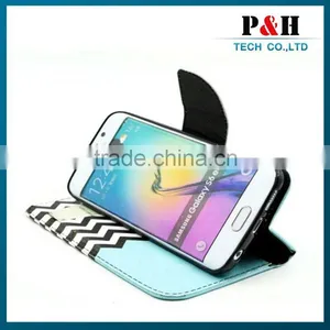 Wallet Leather Case/Leather Flip Case for Samsung S6/for Galaxy s6 Case Leather thumbnail-5