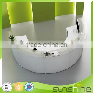 YS-RTC01 2016 New Design White Color Cheap Fitness Center Reception Desk for Fitness Center thumbnail-1