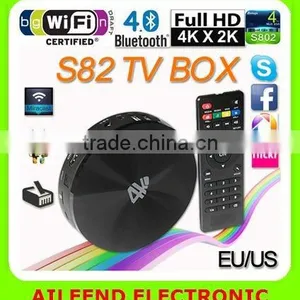 S82 Android 4.4 Amlogic S802 2.0GHz Quad Core 4K TV BOX, Mali450 GPU Support 4K HDMI 2G/8G XBMC Miracast DLNA 4K Smart TV Box thumbnail-1