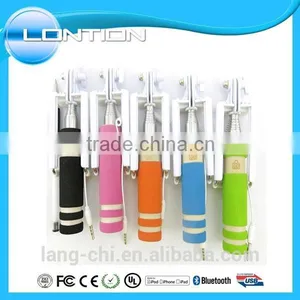 Golden Supplier Wired Mini Pocket Monopod Selfie-stick thumbnail-1