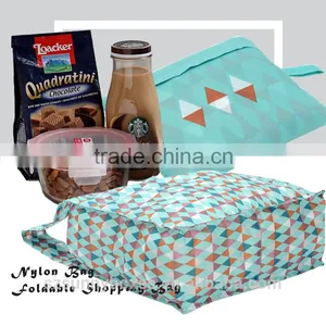 2016 New Style Colorful Nylon Foldable Lamination Bag for Shopping Quality Choice thumbnail-1