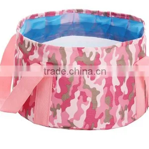 New Portable Water Bucket Outdoor Foldable Camping Travel Car Washbasin Footbath thumbnail-3