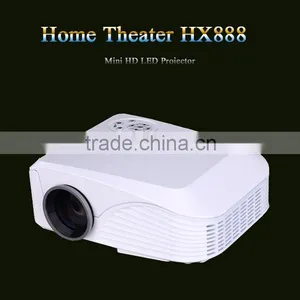 Wholesale OEM&ODM 1000 Lumens Mini HD LED 1080p Android Projector HX888 Portable Multimedia Proiettore thumbnail-2