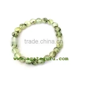 Rutilated Quartz Beaded Bracelets : India Chakra Bracelet Wholesaler thumbnail-1