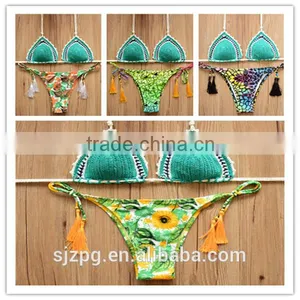 Sexy Crochet Brazilian Bikini , Crochet Handmade Beachwear thumbnail-2