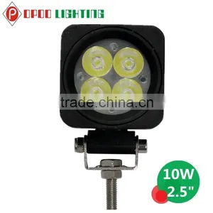 2.5" Round 10W Led Work Light, Mini Tractor Truck 10W Led Work Light thumbnail-1