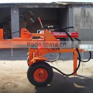 New Type 20-30t 530-610mm Horizontal and Vertical Hydraulic Diesel Log Splitting Machine With Take-off With CE From China thumbnail-1