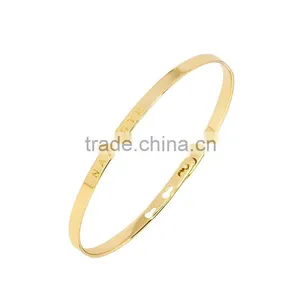 Memories Bangles With Customize Design Word 'NAMASTE' With 4mm/7mm Width thumbnail-3