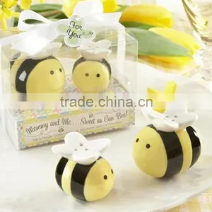 Wedding Bee Ceramic Salt and Pepper Shaker thumbnail-1