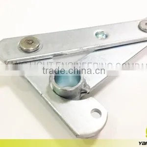 Taiwan Manufacturer Made OEM Carbon Steel Stamping Chrome Plated Customzied Folding Shelf Bracket thumbnail-1