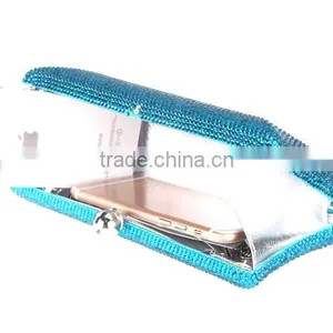 Jewelly Diamond Purse Crystal And Rhinestone Evening Bags Crystal And Pearl Evening Bags thumbnail-5