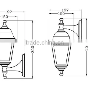 Outdoor Garden Lighting/classical Cheap Post Garden Light With Sensor/CE,ROHSapproval thumbnail-4