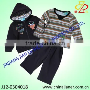 2012 Top Sale Boy Winter 3pcs Clothing Set thumbnail-1
