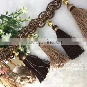 2015 New Fringe 2 Colours Fringes With Golden Crystal for Curtains thumbnail-4
