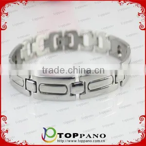 New Fashion Modern Leisure Energy Stainless Steel Bracelet for Wholesale thumbnail-1