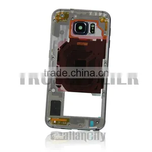 New for Samsung S6 Gold Middle Middle Frame for Samsung s6 Edge Case thumbnail-1
