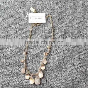 Wholesale Gold Plated Metal Charms Necklace Fashion Jewerly N669 thumbnail-1