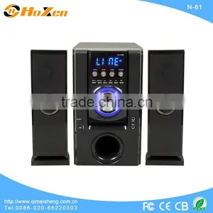 2014 New Classic Hifi 6.5 Inch Subwoofer Round Luxury Bluetooth Speaker Made in China thumbnail-1