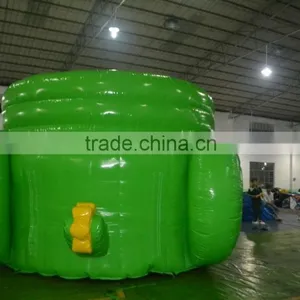Selling Cutely Giant Dinosaur Castle Combo Inflatable Combo Bouncer for Children thumbnail-2