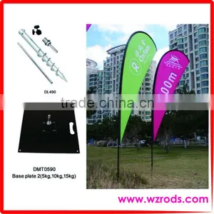 Base Plate for Flying Teardrop Flag Banner Feather Beach Flag thumbnail-4