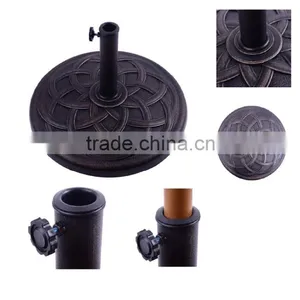 Good Quality Resin Umbrella Base Parts, Beach Umbrella Screw Base thumbnail-2