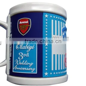 Brasilia Coffee Mug Cup With Soft Pvc Logo thumbnail-2