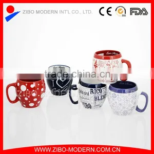 Coloured Mug Shaped Like a Drum With Printing thumbnail-1