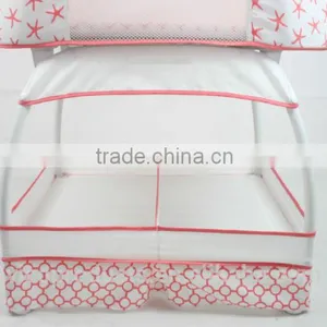 Manufacturer Portable Lightweight Swing Baby Bed With Canopy and Storage Basket Rocking Bed for Baby Cradle thumbnail-4