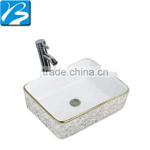 2016 New Color Flower Smooth Color Wash Basin Sink thumbnail-1