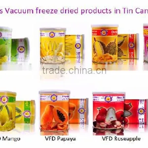 Vacuum Freeze Dried Fruits in Tin Can From Thailand Certified HACCP, ISO 22000, GMP, HALAL and KOSHER thumbnail-1