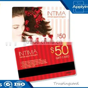 CR80 Size Contactless Smart Card Pvc Rfid Card With Magnetic Stripe Used on Loyalty Card thumbnail-1