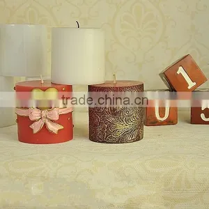 Wholesale Multi-color Flameless Scented Decorative Pillar Candle thumbnail-2