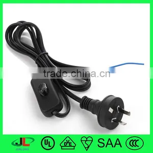 3 Pin Plug Saa, Textile Lampholder Cord, Saa Extension Plug and Socket thumbnail-1