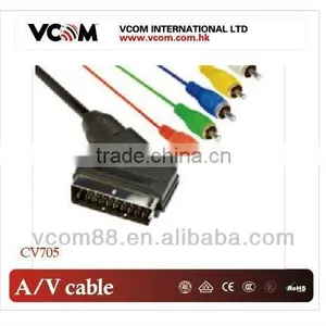Scart M/ 5 RCA M Scart Cable thumbnail-1