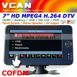 WV-7012HD COFDM HD Wireless Transmitter 7 Inch Handheld HD Receiver Portable thumbnail-1