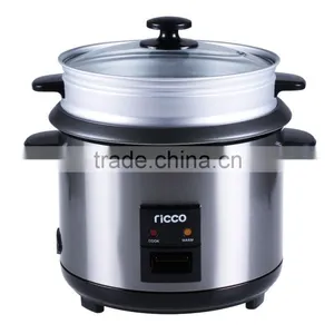 Stainless Steel Cylinder Rice Cooker 1.8L 2.2L 2.8L thumbnail-3
