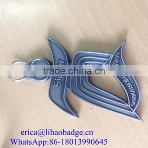 25 Experience Years OEM Wholesale SILVER ZINC ALLOY METAL SOFT ENAMEL KEY CHAIN thumbnail-1