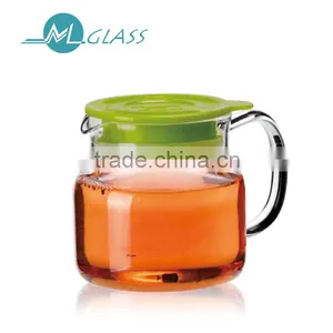 Wholesale Glassware Suppliers High Borosilicate Water Filter Pitcher for 500ml thumbnail-4