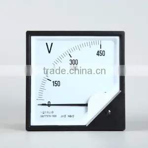 Black Case Pointer Panel Meter,analog Panel Ammeter and Voltmeter All Kinds of Pointer Meter thumbnail-2