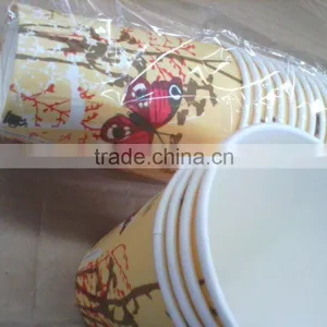 Wholesale Logo Print Single Wall PE Coated Paper Coffee Cups thumbnail-3
