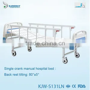 One Function Manual Adjustable Simple Flat Hospital Beds thumbnail-5