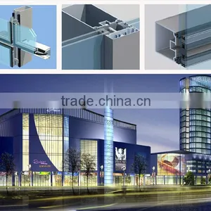 6000 Series Aluminium Extrusion Profile for Elegant Curtain Wall With Good Quality/aluminium Curtain Wall Profile thumbnail-5